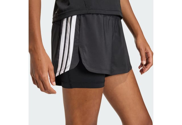 adidas Performance 2-in-1-Hose PACER WORKOUT WOVEN 2IN1 SHORTS (1-tlg)