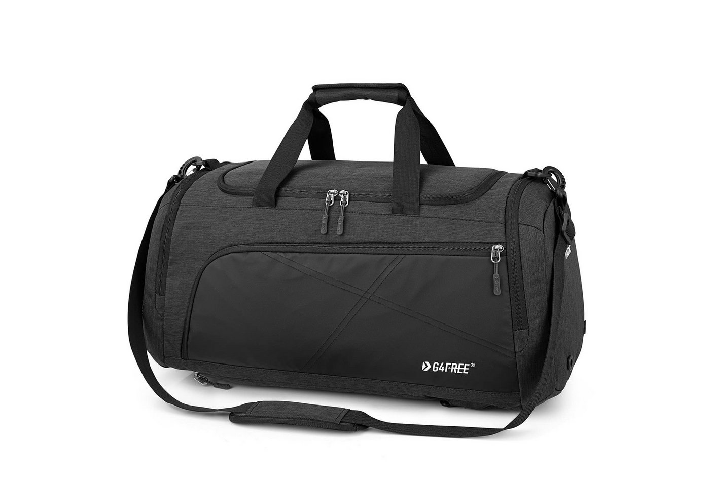 G4Free Sporttasche 45L/60L 3-Wege Sporttasche Rucksack, Reisetasche Weekender, 45L/60L Drei-in-Eins-Reiserucksack/Sporttasche Bild 3