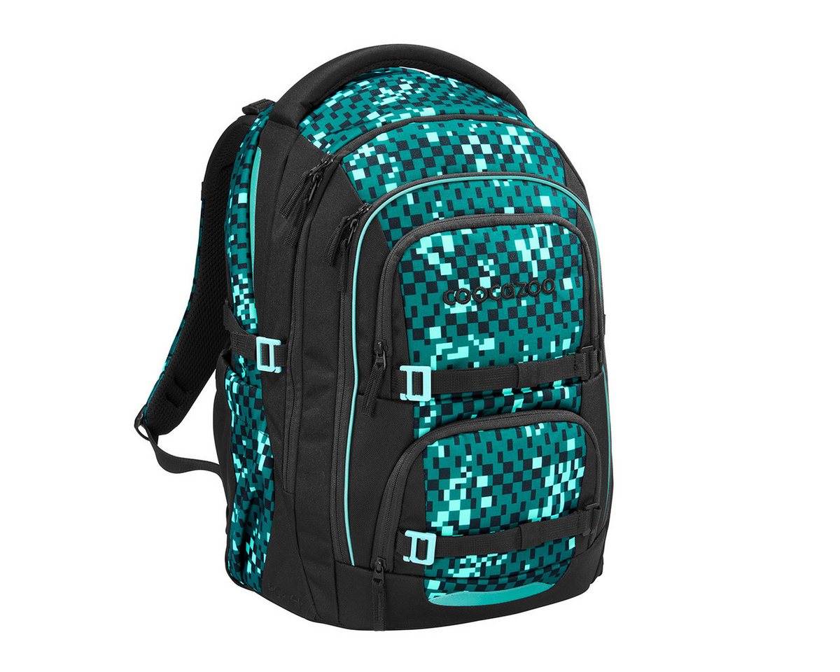 coocazoo Schulranzen Schulrucksack-Set PORTER, Pixel Blox 3-teilig (3-teilig), ergonomisch, Körpergröße: 135 - 180 cm, Easy-Grow-System Bild 3