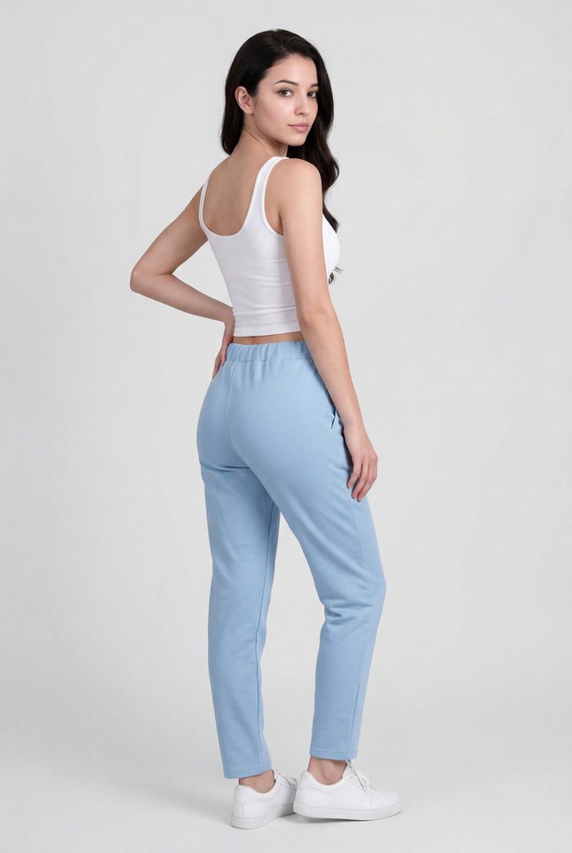 PEKIVESSA Jogger Pants Jersey Schlupfhose Sweathose mit Taschen aus elastischem Jerseymaterial Bild 4