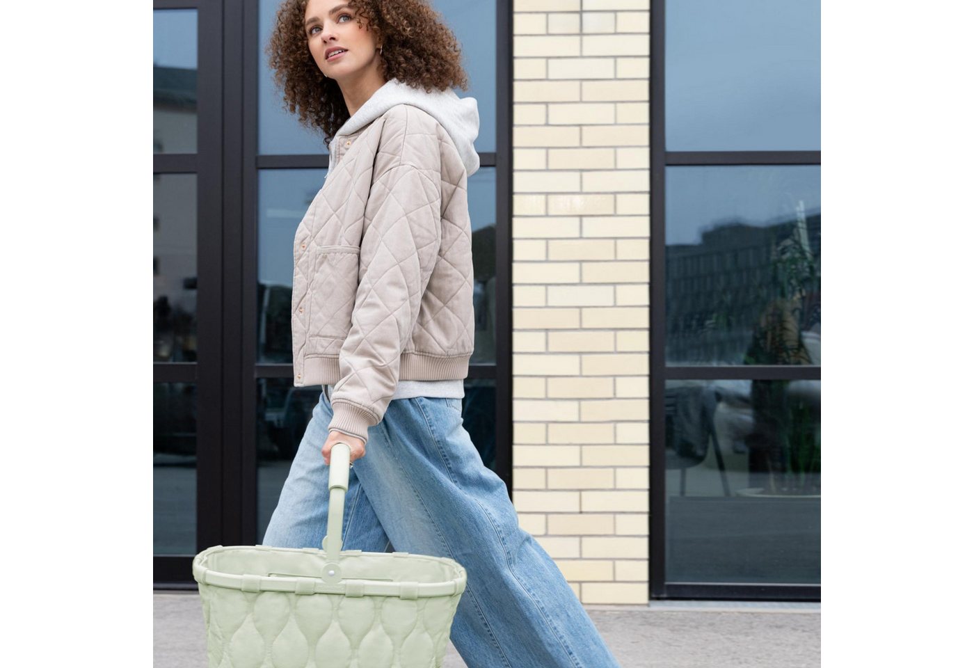 REISENTHEL® Einkaufskorb carrybag puffer iced matcha Bild 2