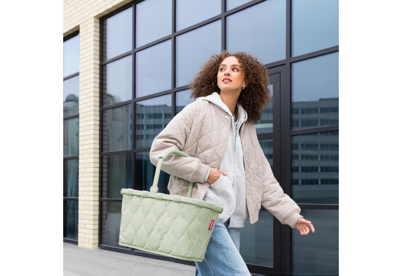 REISENTHEL® Einkaufskorb carrybag puffer iced matcha Bild 4