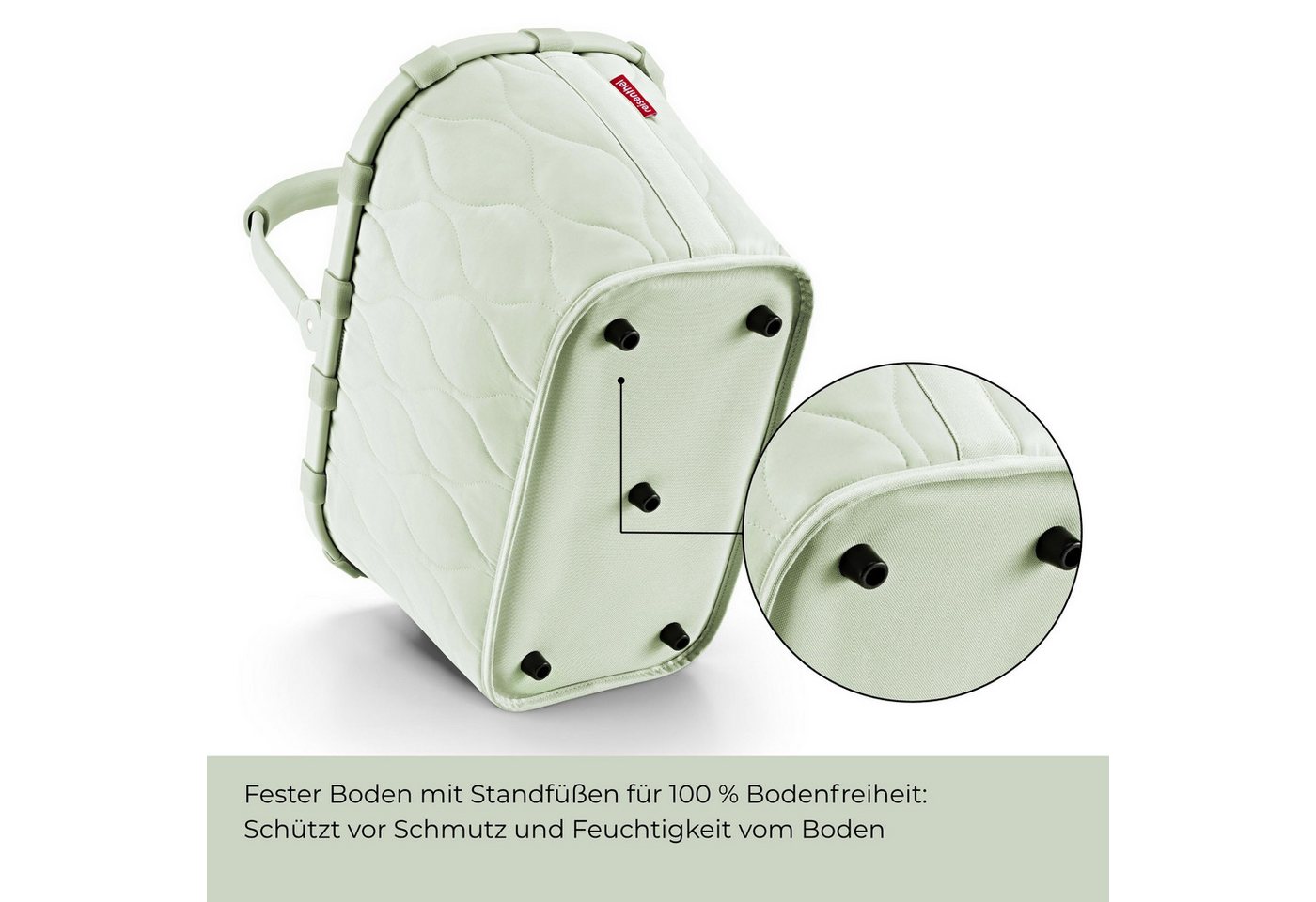 REISENTHEL® Einkaufskorb carrybag puffer iced matcha Bild 5