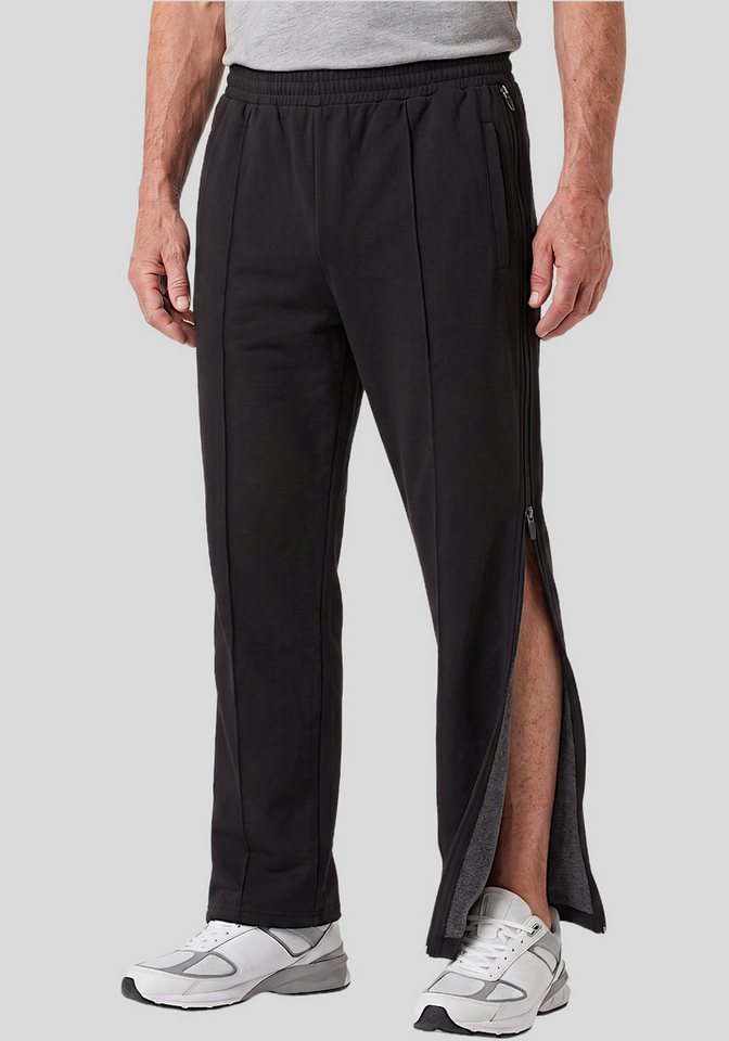 Herbold Sportswear Trainingshose Herren Reha Hose 2-Wege Reißverschluss Freizeithose Kurhose, auch in Kurzgröße Bild 2