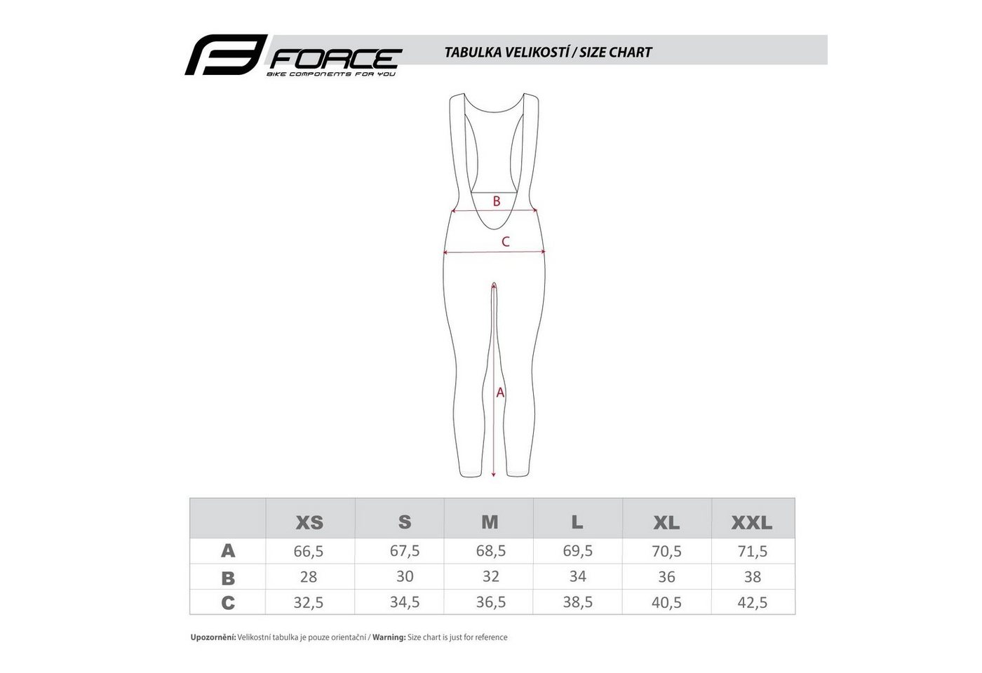 FORCE Fahrradhose Trägerhose REFLEX LINE LADY 0 °C bis +10 °C %%%