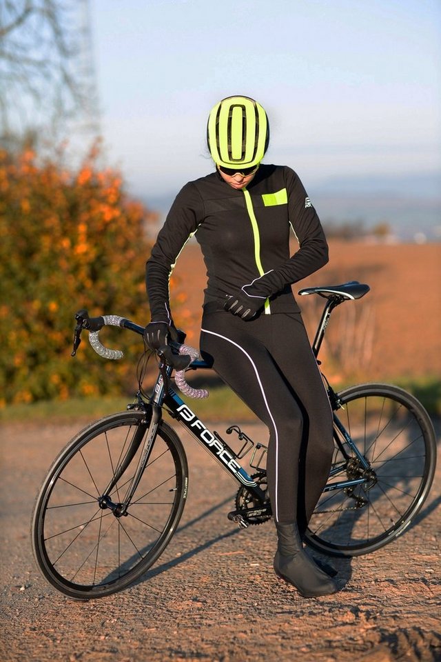 FORCE Fahrradhose Trägerhose REFLEX LINE LADY 0 °C bis +10 °C %%% Bild 3