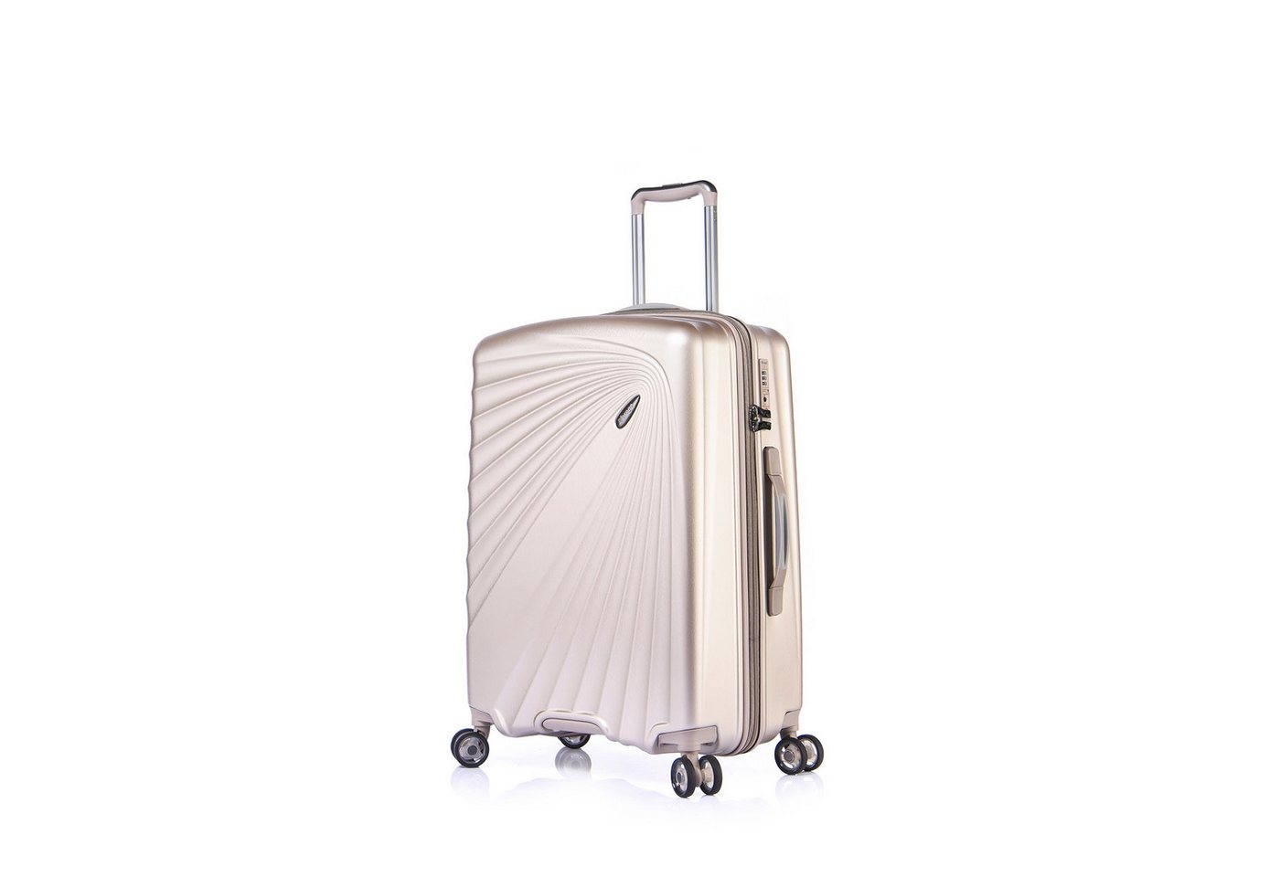 Verage Koffer Hartschalenkoffer Kinetic, weiterbarer Reisekoffer, 4 Rollen, Volumenerweiterung, leichter ABS Trolley, TSA-Zahlenschloss Koffer Bild 2