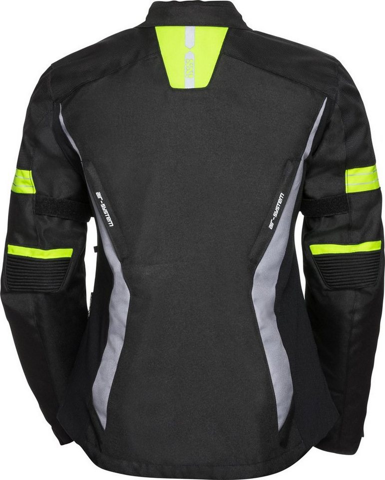 IXS Motorradjacke Sport 5/8-ST Damen Motorrad Textiljacke herausnehmbares Innenfutter,wasserdicht