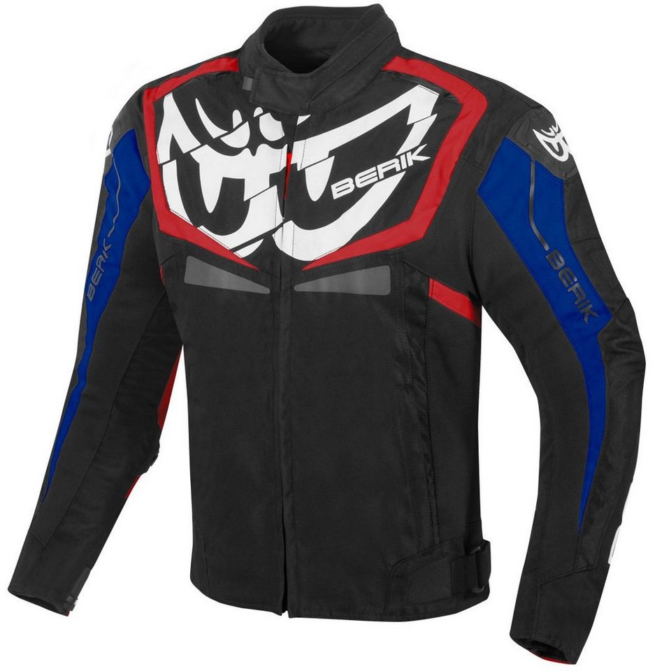 Berik Motorradjacke Radic Evo wasserdichte Motorrad Textiljacke herausnehmbares Innenfutter,wasserdicht