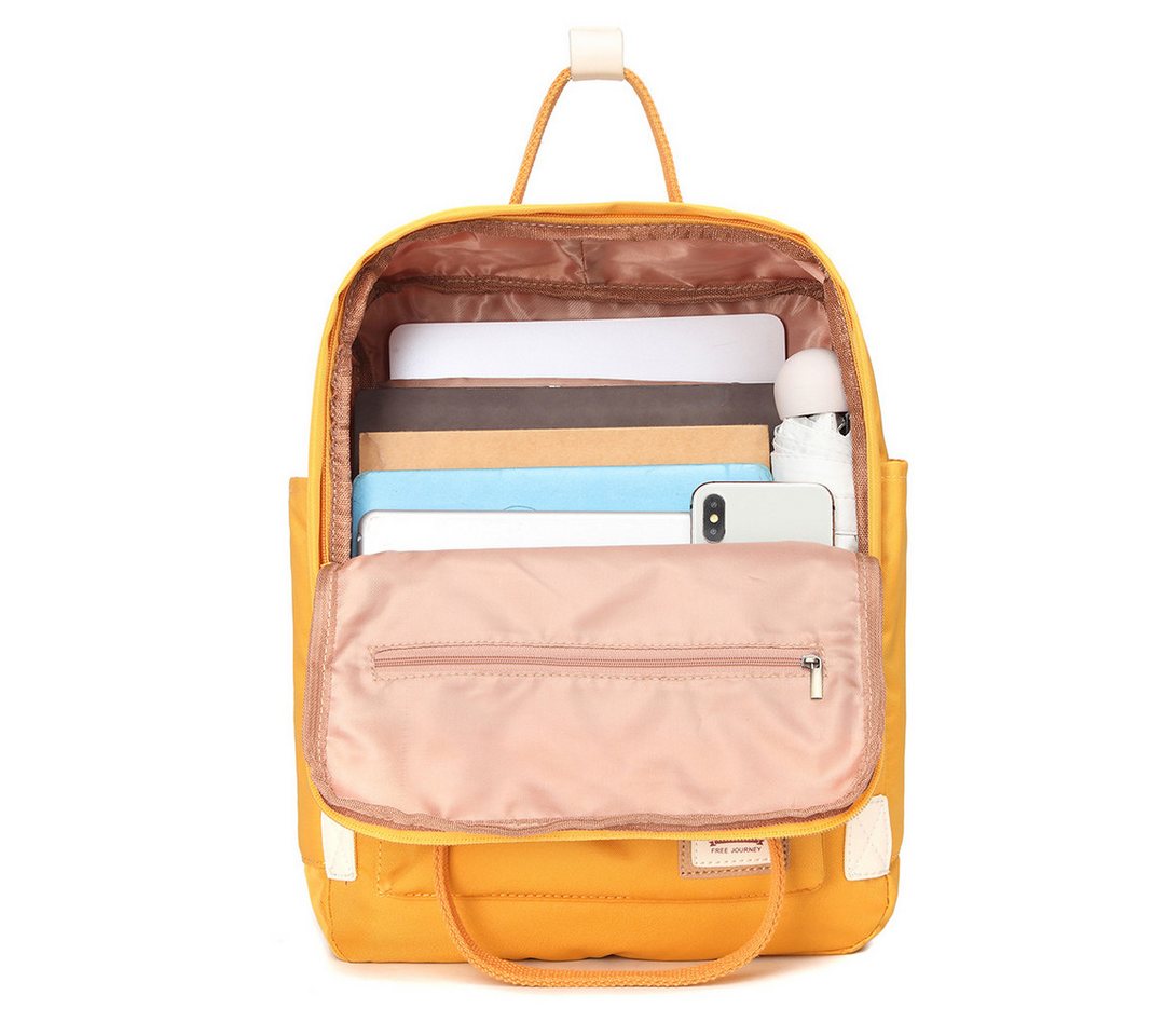 Miss Lulu Tagesrucksack großer Laptop-Rucksack aus Polyester