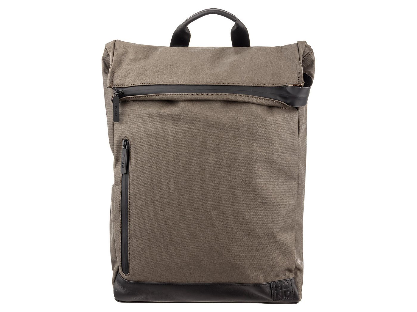 H2ND Cityrucksack CL.12683 Backback Canvas Style BERLIN (Stück, 1-tlg., 1), N otebookfach bis 15 Zoll Bild 2