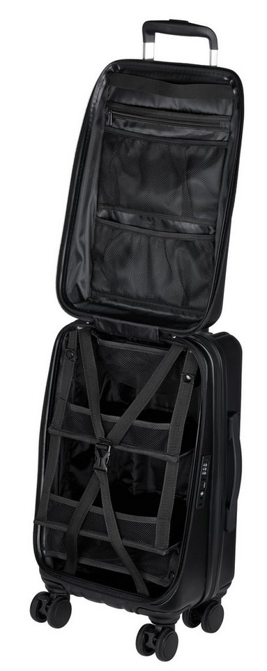 CASYRO Hartschalen-Trolley 2020807 Stand-UP 2.0 S Schrankkoffer ca.45L, 4 Rollen, Aufklappsystem