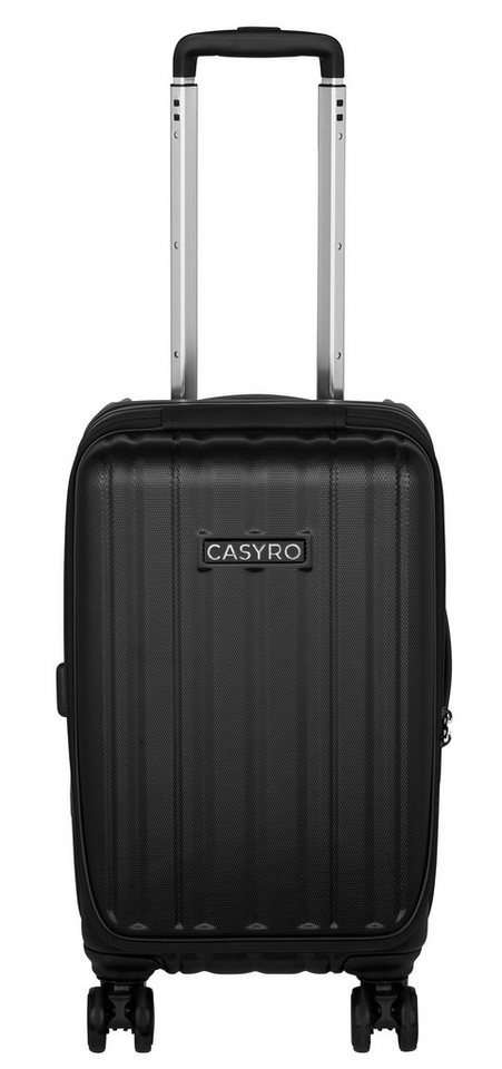 CASYRO Hartschalen-Trolley 2020807 Stand-UP 2.0 S Schrankkoffer ca.45L, 4 Rollen, Aufklappsystem Bild 2
