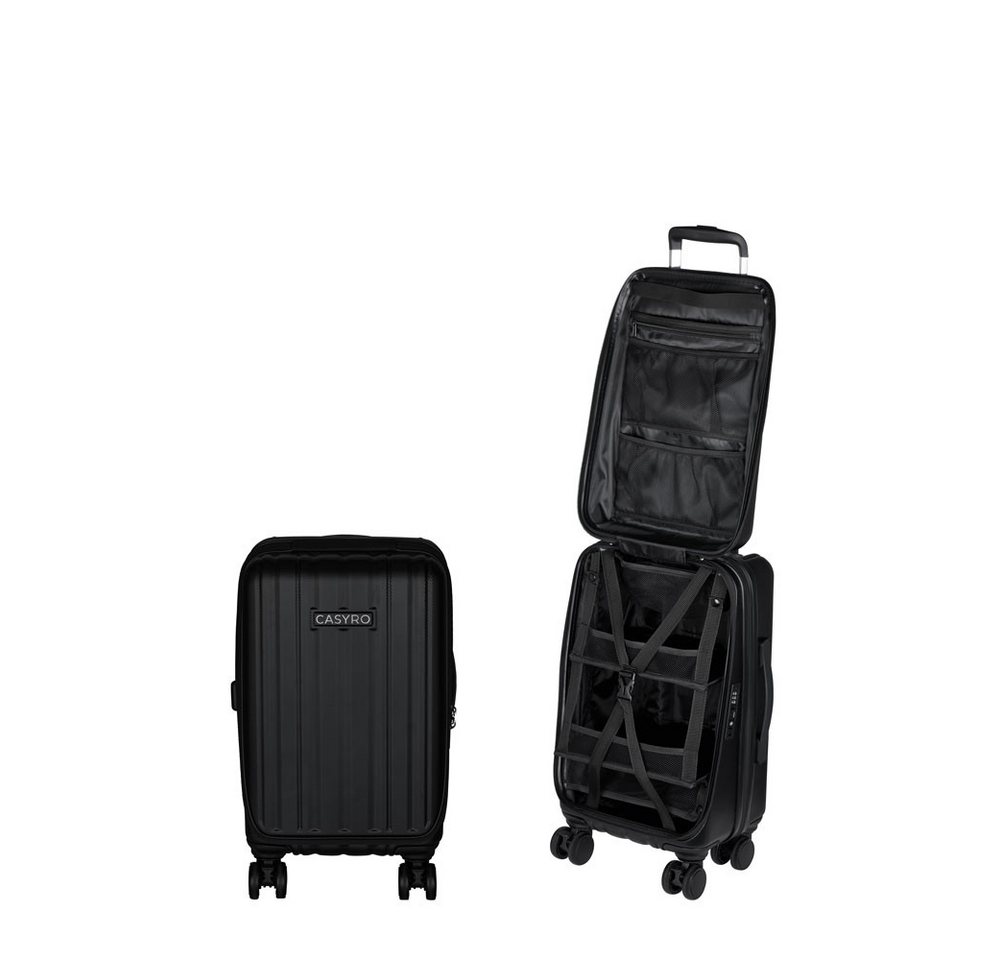 CASYRO Hartschalen-Trolley 2020807 Stand-UP 2.0 S Schrankkoffer ca.45L, 4 Rollen, Aufklappsystem Bild 4