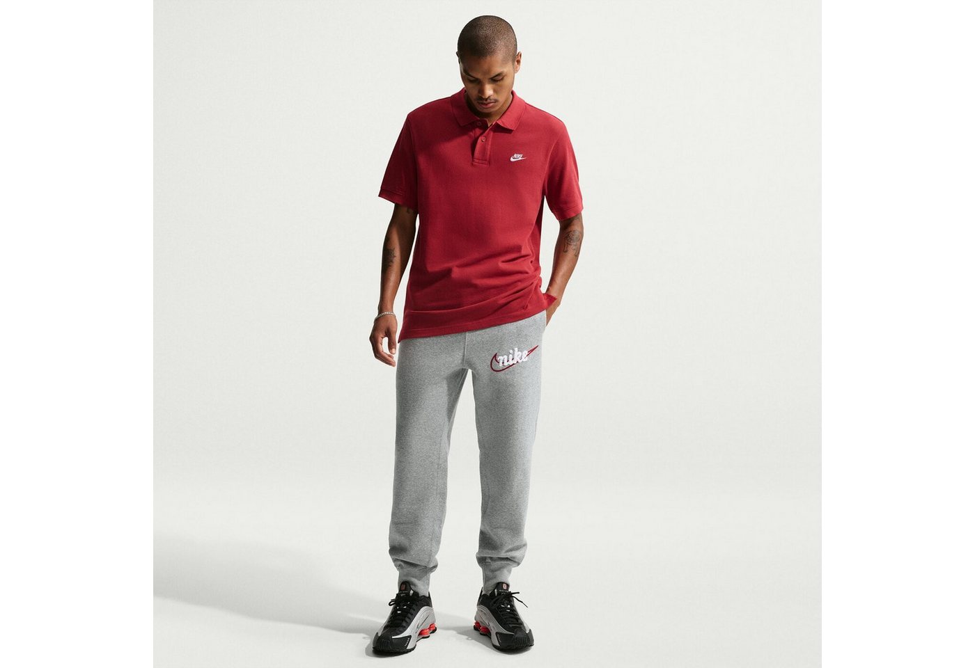 Nike Sporthose M NK CLUB BB JGGR CTB DK GREY HEATHER/LT SMOKE GREY/ Bild 2
