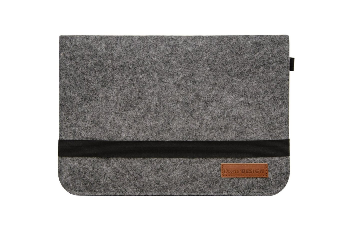 DuneDesign Businesstasche 13.3'' Filz Laptop-Tasche 35x24 cm Tablet Hülle, MacBook Pro Air iPad Net Grau Bild 3