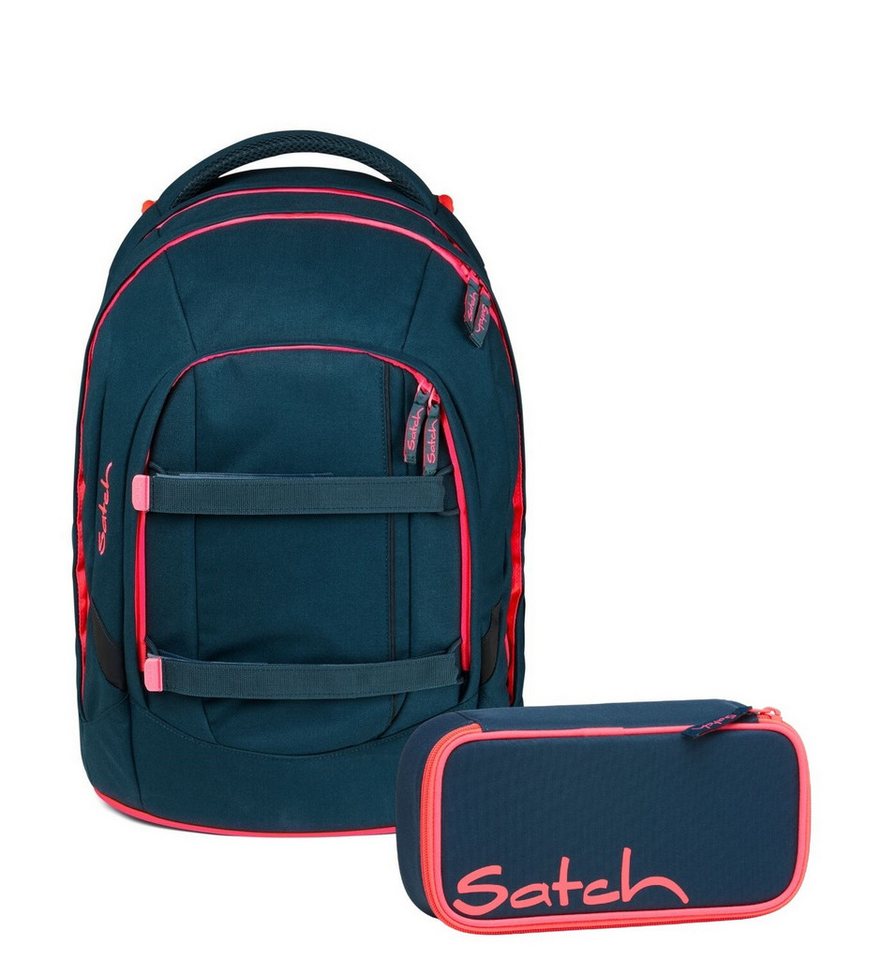 Satch Schulranzen Schulrucksack-Set PACK Pink Phantom 2-teilig (2-teilig), Laptop-Fach, Your-Size-System, Schulranzen Bild 3