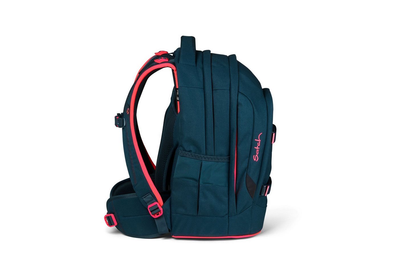 Satch Schulranzen Schulrucksack-Set PACK Pink Phantom 2-teilig (2-teilig), Laptop-Fach, Your-Size-System, Schulranzen Bild 4