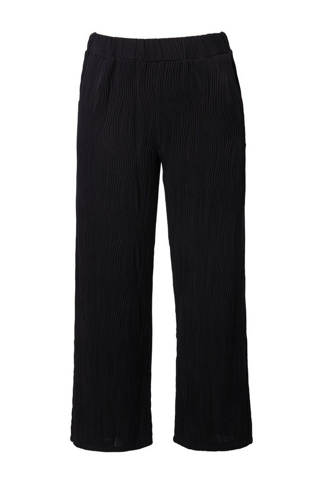Angel of Style Funktionshose Hose weites Bein Struktur Elastikbund Bild 2