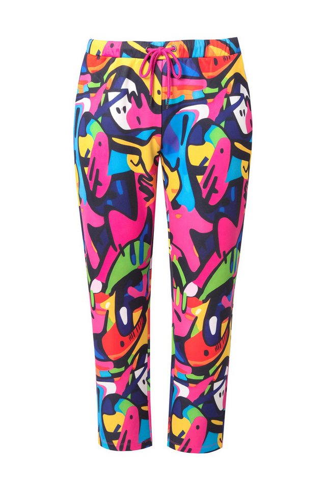 Angel of Style Funktionshose Joggpants Loose Fit Sweat Alloverdruck