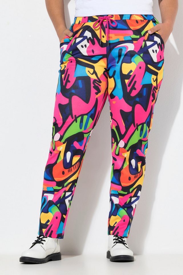 Angel of Style Funktionshose Joggpants Loose Fit Sweat Alloverdruck Bild 2