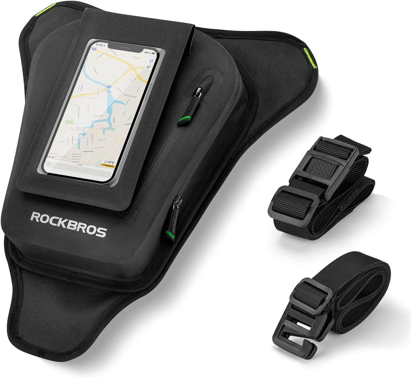 ROCKBROS Tankrucksack Wasserdichter magnetischer Motorrad-Tankrucksack mit Reflektor