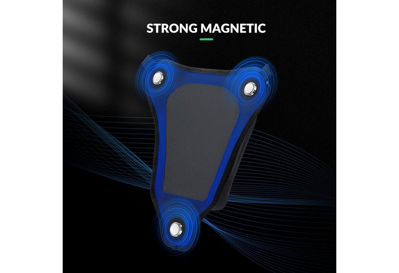 ROCKBROS Tankrucksack Wasserdichter magnetischer Motorrad-Tankrucksack mit Reflektor Bild 4