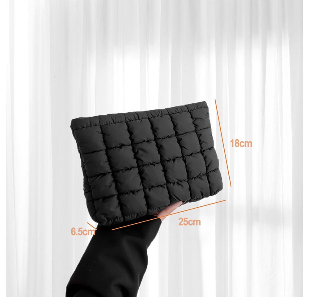 Agger Kosmetiktasche faltbarer Kulturbeutel,Kulturbeutel für Damen,Makeup-Pouch, Reisekosmetiktasche zum Aufbewahren von Make-up, Parfüm, Brille etc Bild 3