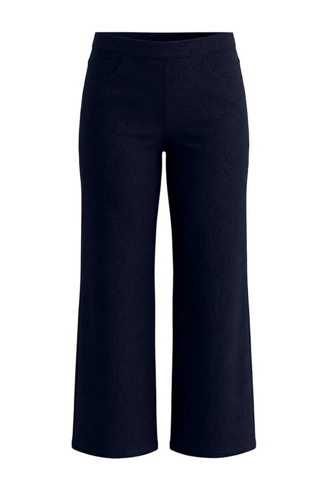 Ulla Popken Funktionshose Bengalinhose Mary weites Bein Elastikbund Stretch Bild 3