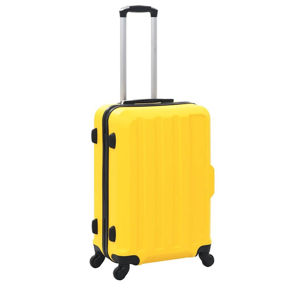 vidaXL Hartschalen-Trolley Hartschalen-Trolley-Set 3 Stk. Gelb ABS Bild 2