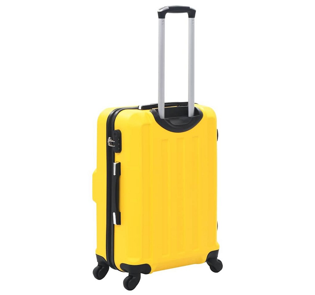 vidaXL Hartschalen-Trolley Hartschalen-Trolley-Set 3 Stk. Gelb ABS Bild 3