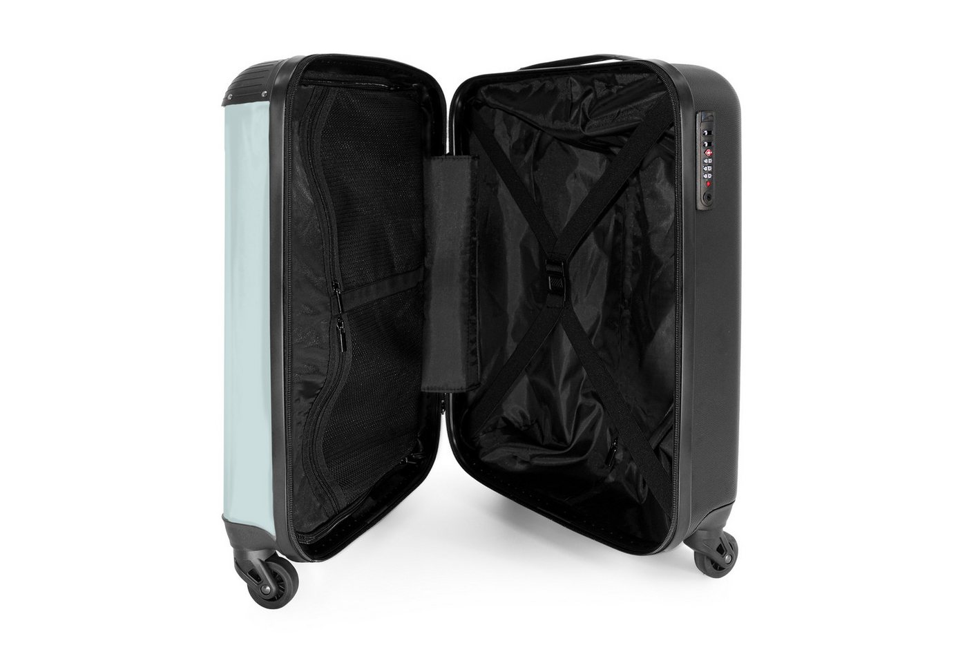 NoBoringSuitcases.com© Kinderkoffer Dino - Grün - Tiere - Jungen - Design 55x35x20cm, Kinder Koffer Klein, Trolley Handgepäck, Reisekoffer Bild 4