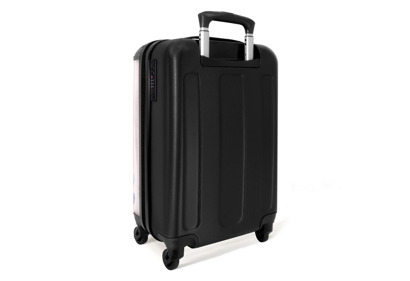 NoBoringSuitcases.com© Kinderkoffer Meerjungfrau umgeben von Fischen und Korallen 55x35x20cm, 4 Rollen, Handgepäck-Koffer, Kinderkoffer, Reisekoffer Mädchen Bild 3