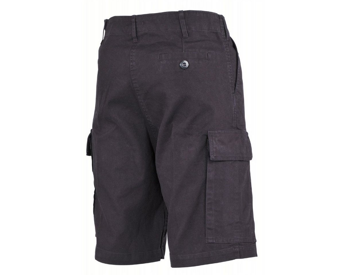 MFH Outdoorhose Bundeswehr Moleskin Bermuda, schwarz- stonewashed