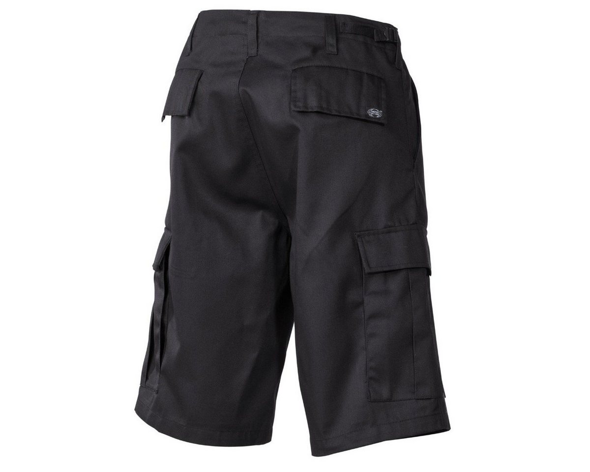 MFH Outdoorhose US Bermuda, BDU, schwarz, mit Seitentaschen