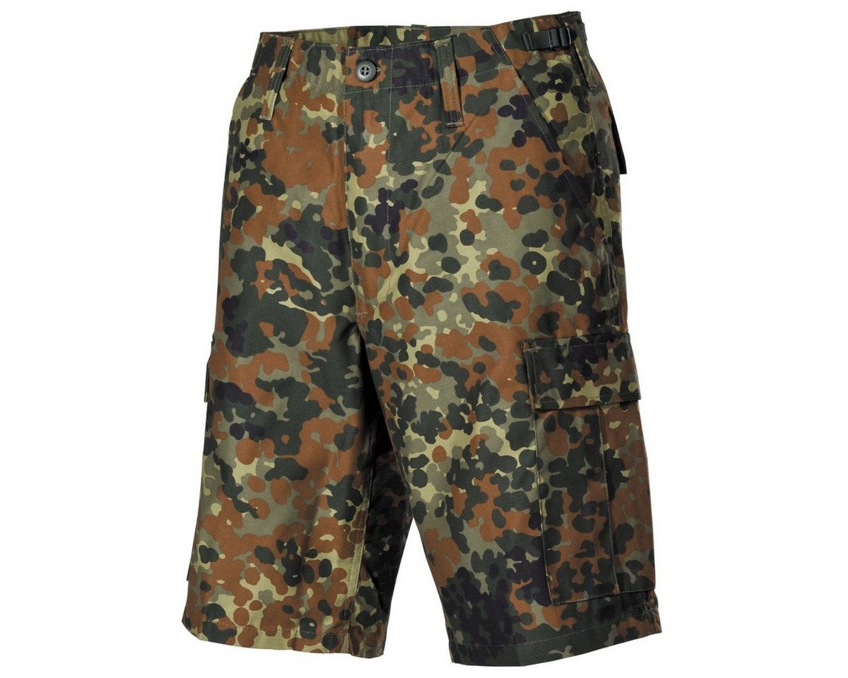 MFH Outdoorhose US Bermuda, BDU, flecktarn, mit Seitentaschen
