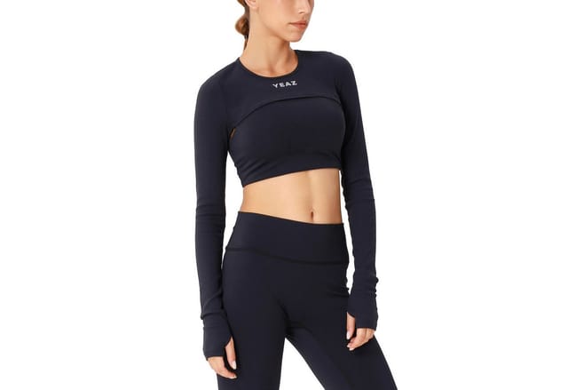 YEAZ Yogatop TRUTH Super Crop Top (1-tlg) punktet mit Funktionalität & Style