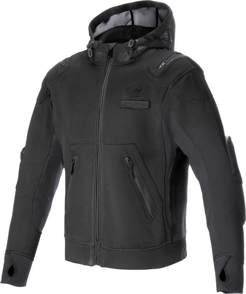 Alpinestars Motorradjacke Moflow Air Tech Motorrad Zip Hoodie Wasserdicht Atmungsaktiv protektoren wasserdichte Bild 2