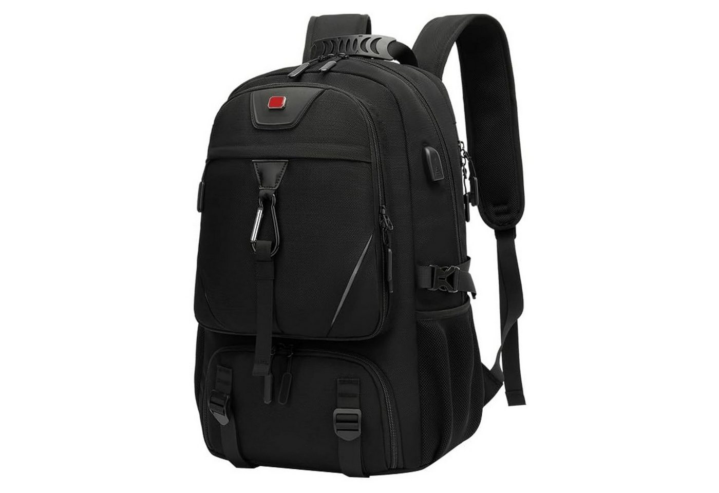 OKWISH Reiserucksack Laptop Rucksack Rucksäcke Groß Schulrucksack Laptoprucksack (Oxford Reisen Notebook Laptop Tasche Schule Handgepäck erweiterbar, 1-tlg., Anti-Diebstahl, Backpack mit Laptopfach, USB-Lade-Anschluss), für Herren Damen Jungen Teenager Freizeit Arbeit Business Reisen Bild 5