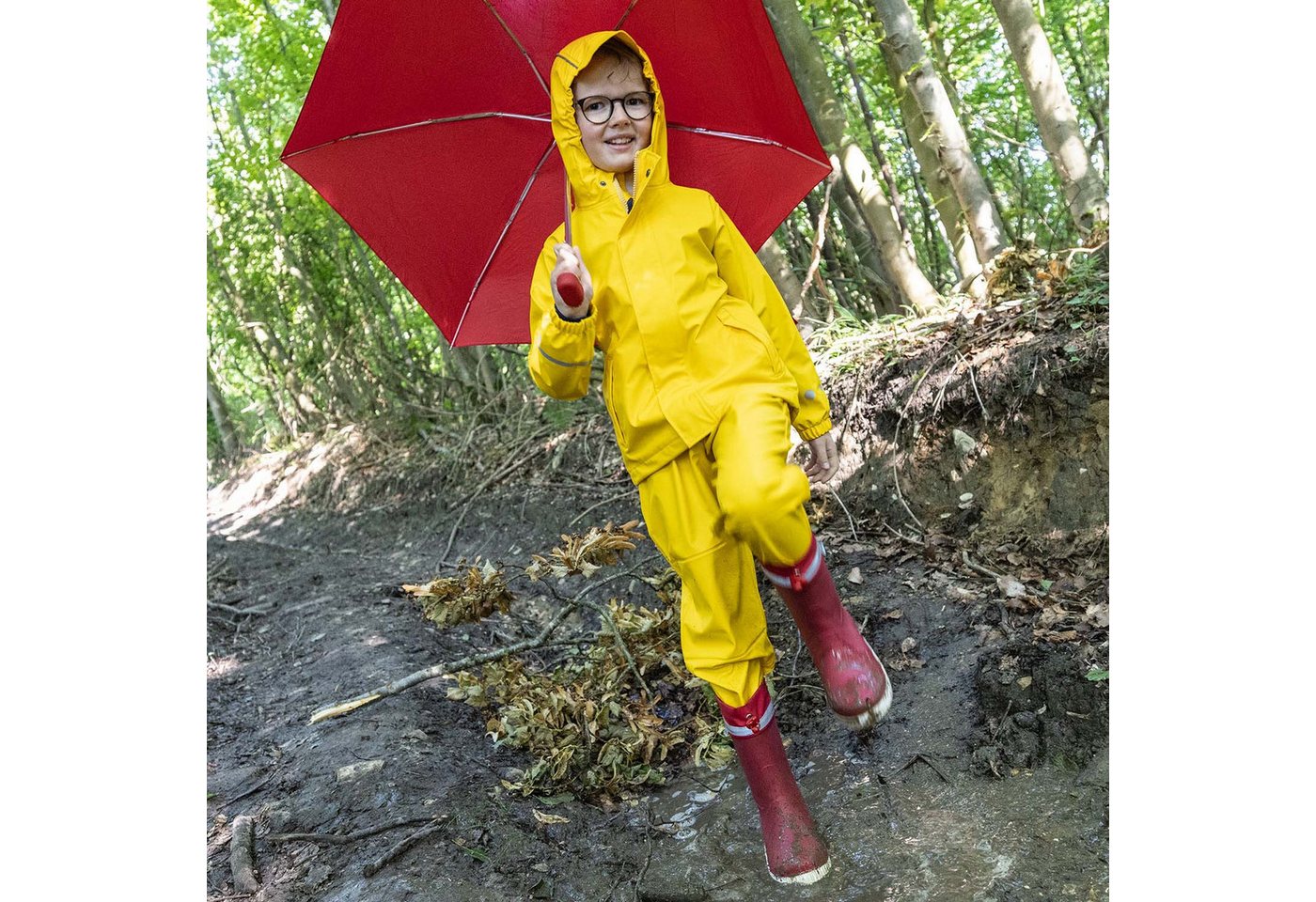 JAKO-O Regen- und Matschjacke JAKO-O Matschjacke Regenjacke Kinder Baby gelb Bild 2