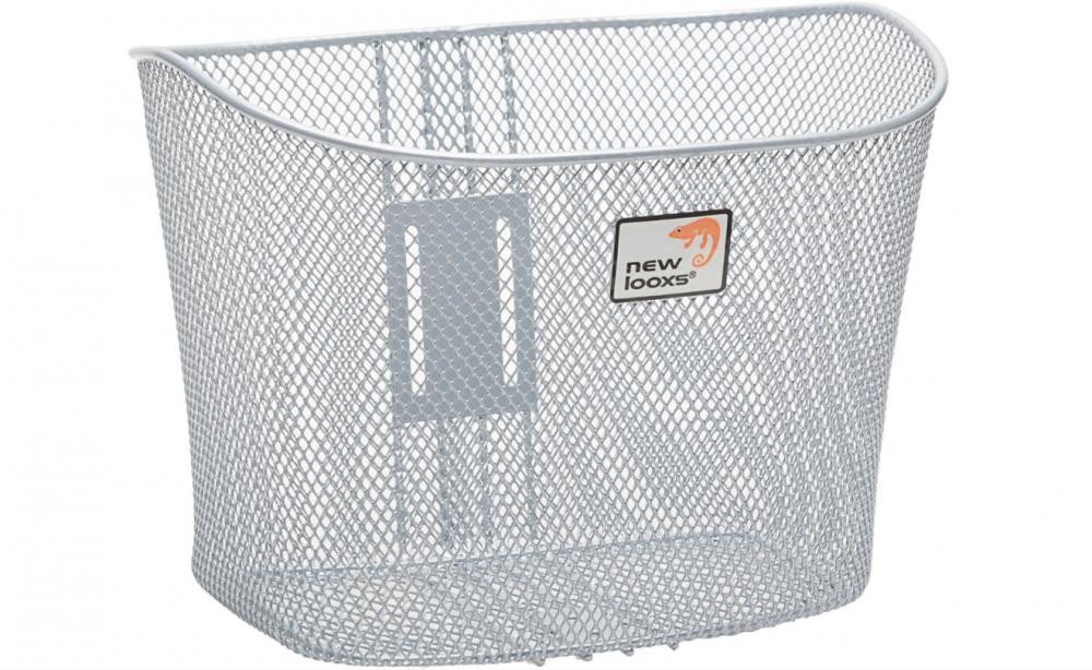 newlooxs Fahrradkorb NEW LOOXS KORB TOSCANE RAPIDLOCK SILVER 19L STEEL 34X25X25CM Bild 2