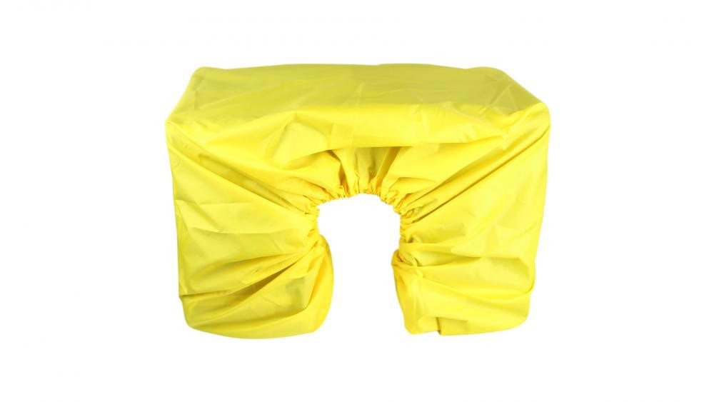 Haberland Fahrradtasche Haberland Überzug für Doppeltaschen gelb - optimaler Regenschutz für F Bild 2