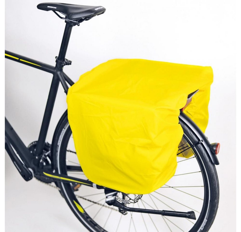Haberland Fahrradtasche Haberland Überzug für Doppeltaschen gelb - optimaler Regenschutz für F Bild 3