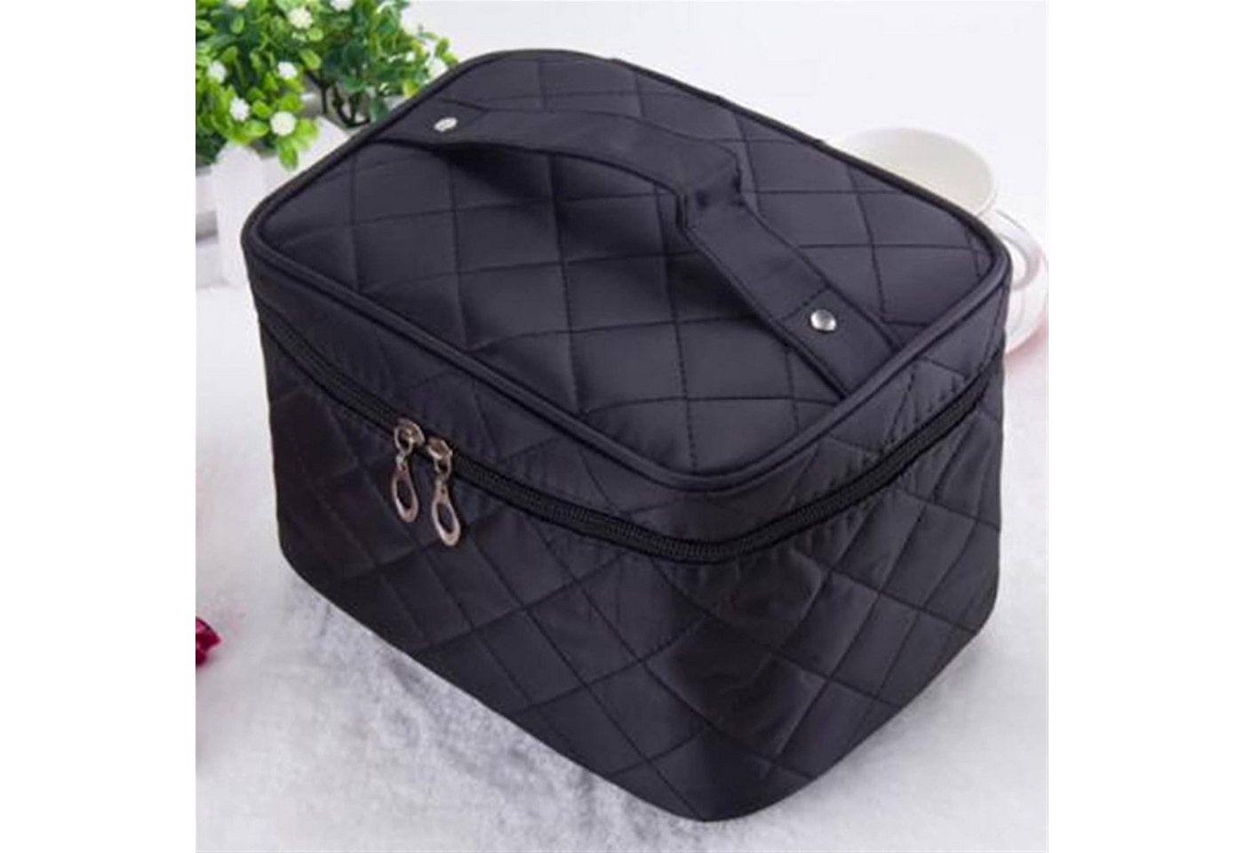 LIANNA Kosmetiktasche Kosmetik-Kassette Große tragbare Kosmetiktasche - Schutz vor Wasser, (Set, 1-tlg., Gr. ca. B/H/T27/17/6 cm), einfach Perfekt für Reisen, Zuhause und Büro Bild 2