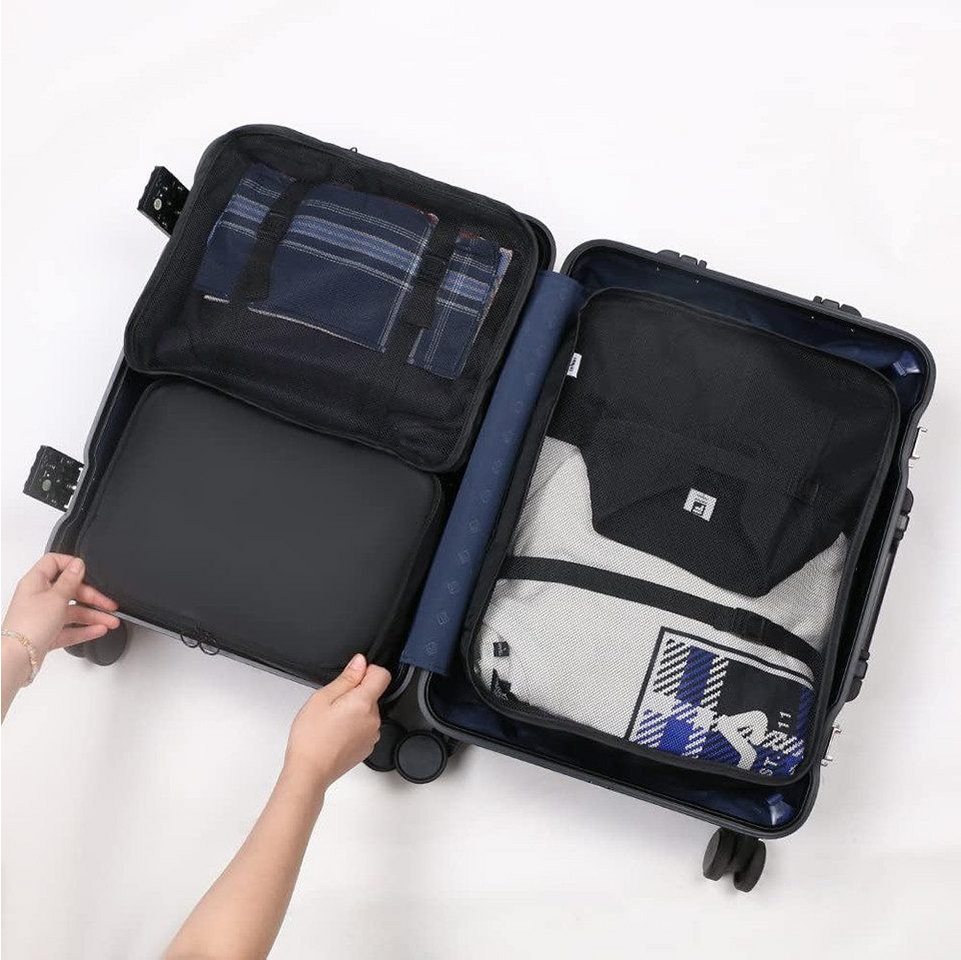Diwzbyn Kofferorganizer 8 Teilige Packing Cubes Kleidertaschen Koffer Organizer (8-tlg)