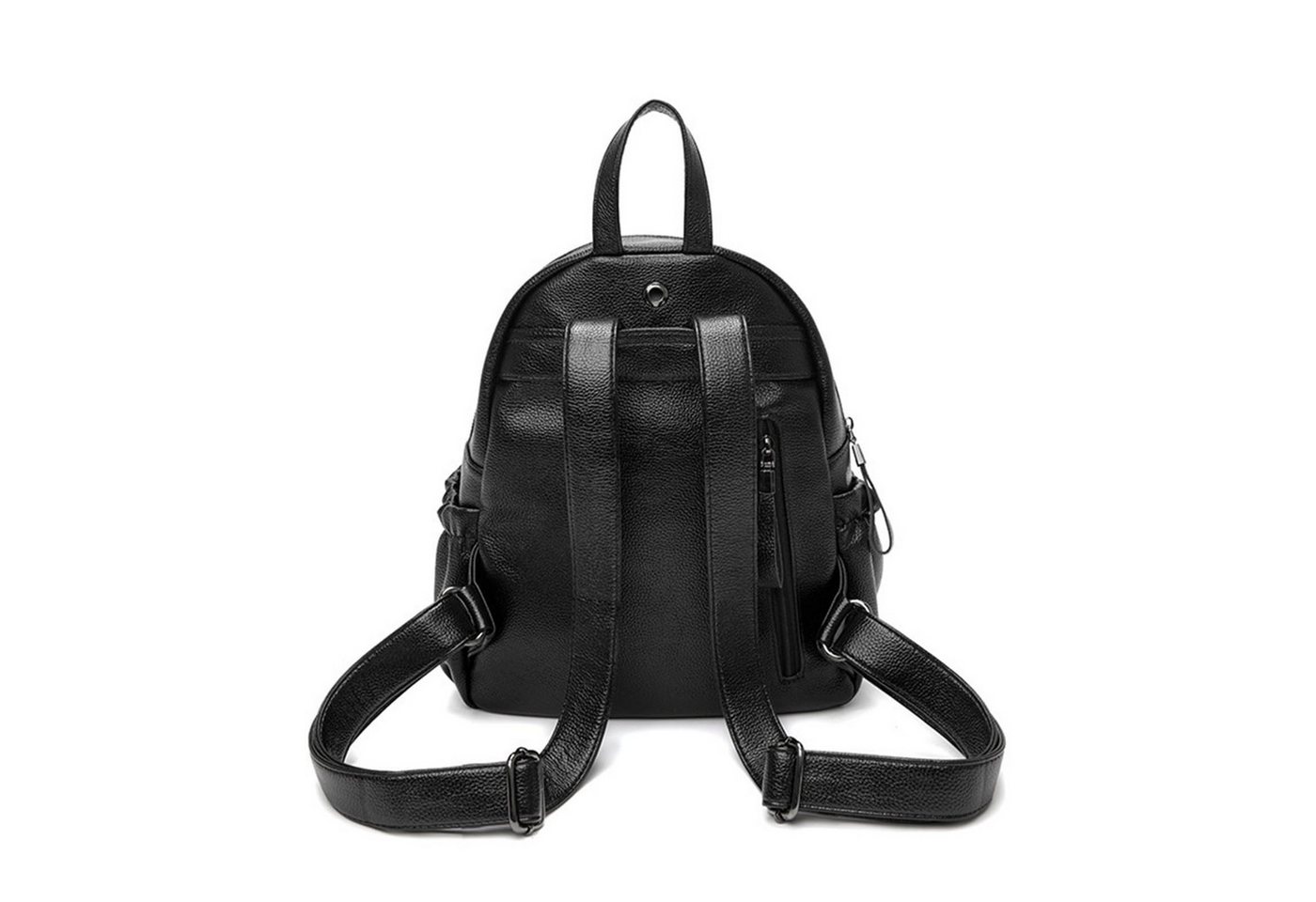 MOPUEA Rucksack Rucksack aus echtem Leder Damen modisch wasserdicht große kapazität (Damen Rucksack Leder Umhängetasche, Multifunktionaler Damen Rucksack, für Arbeit, Uni, Freizeit, Reisen), Wasserdicht weich große Kapazität, mehrere Taschen, verstellbare Gurte Bild 3