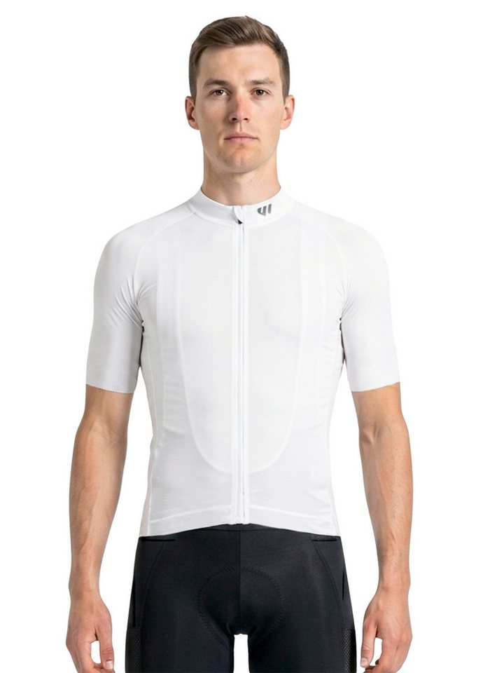 Wulibike Radtrikot Kurzarm atmungsaktiv Sommer Mesh Reflektoren Silikon-Grip Slim Fit (1-tlg) Reflektoren, rutschfestes Silikonband Bild 2