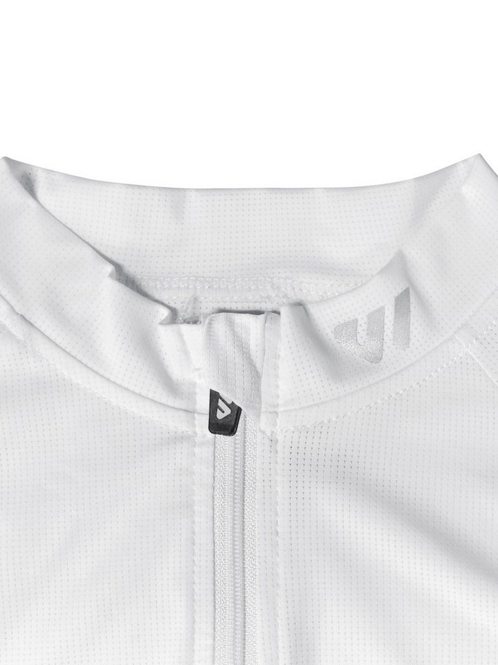 Wulibike Radtrikot Kurzarm atmungsaktiv Sommer Mesh Reflektoren Silikon-Grip Slim Fit (1-tlg) Reflektoren, rutschfestes Silikonband Bild 3