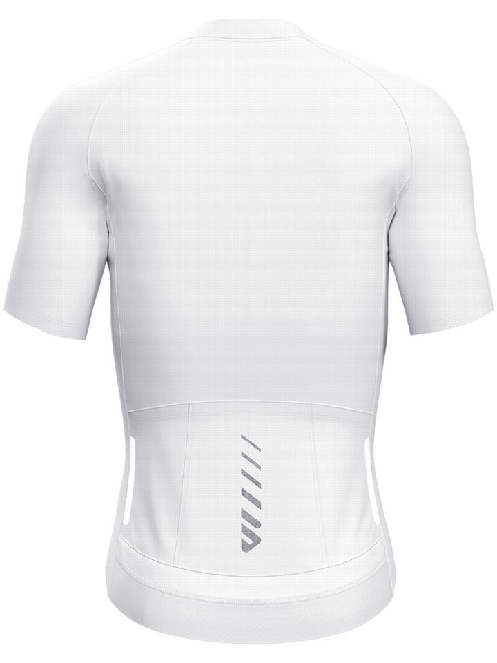 Wulibike Radtrikot Kurzarm atmungsaktiv Sommer Mesh Reflektoren Silikon-Grip Slim Fit (1-tlg) Reflektoren, rutschfestes Silikonband Bild 4