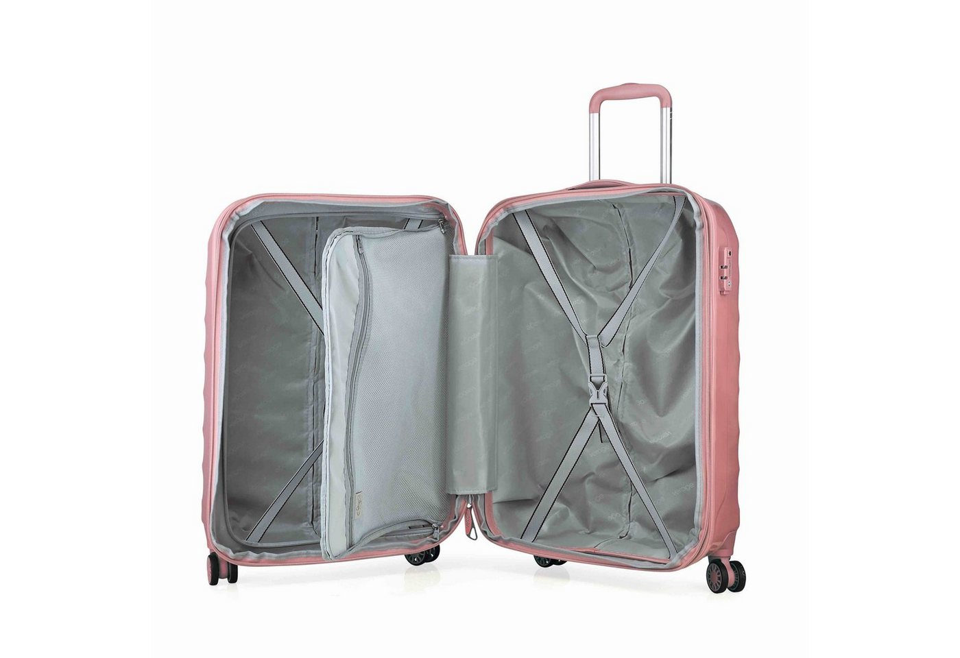 Verage Koffer Seagull 24''M Hartschalenkoffer, 4 Rollen, teilweise Volumenerweiterung, 4-Doppelrollen, TSA-Zahlenschloss Bild 2
